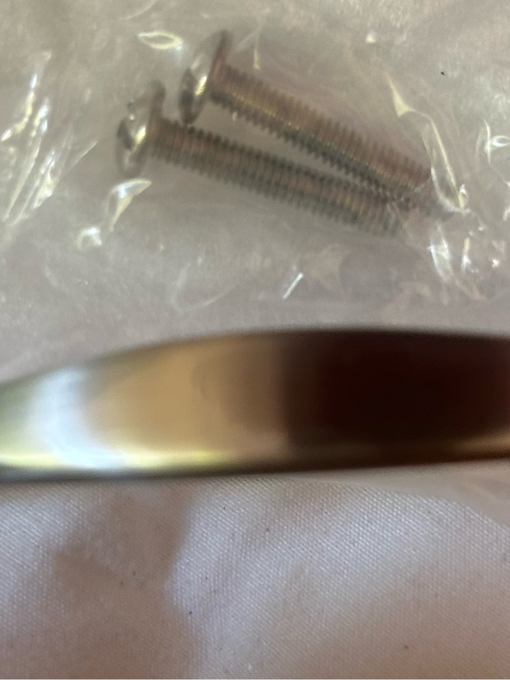 Hardware brushed nickel box of 25 New